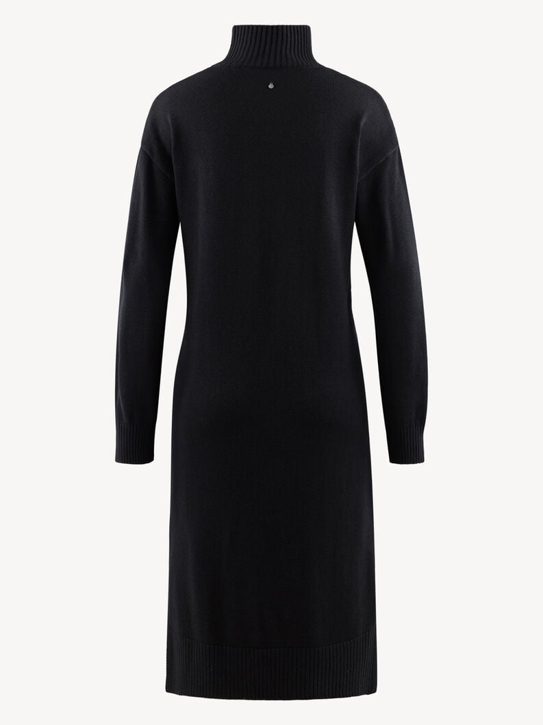 robe en tricot noir taw1023-80009 acheter tamaris tricote en ligne